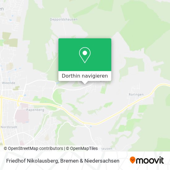 Friedhof Nikolausberg Karte