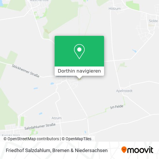 Friedhof Salzdahlum Karte
