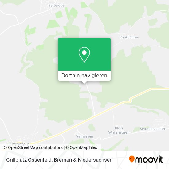 Grillplatz Ossenfeld Karte