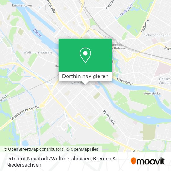 Ortsamt Neustadt / Woltmershausen Karte