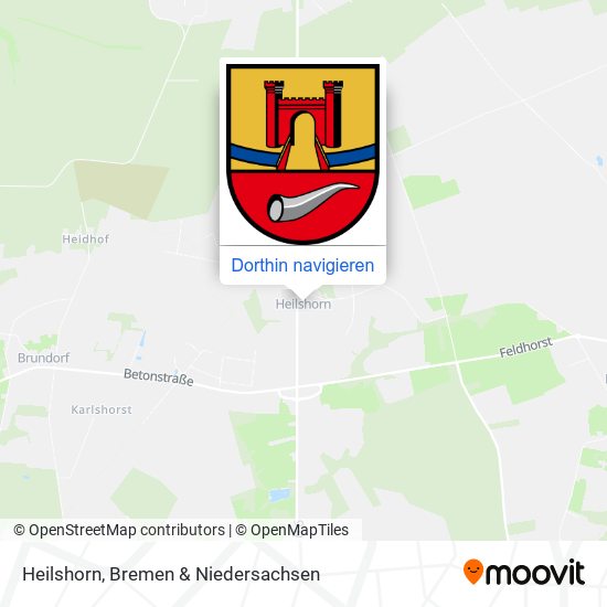 Heilshorn Karte