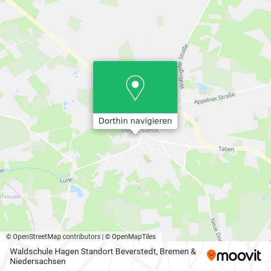 Waldschule Hagen Standort Beverstedt Karte