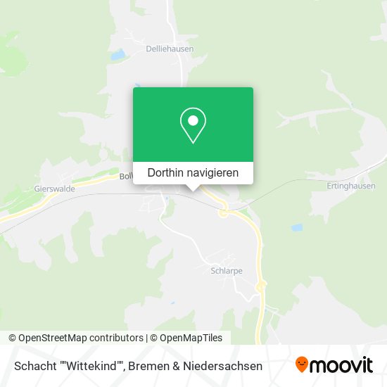 Schacht ""Wittekind"" Karte