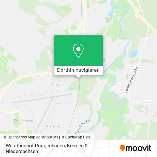 Waldfriedhof Poggenhagen Karte