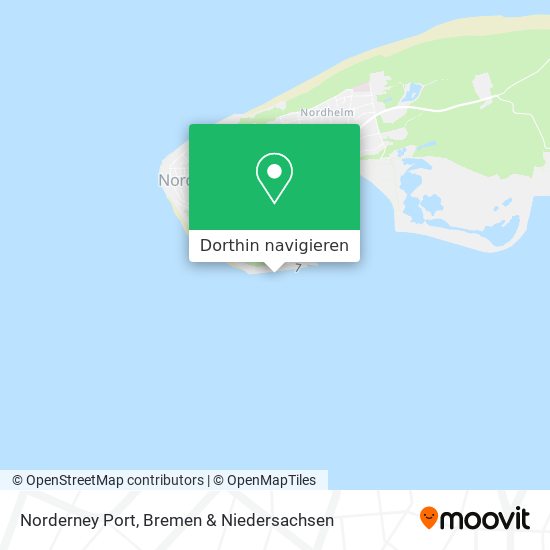 Norderney Port Karte