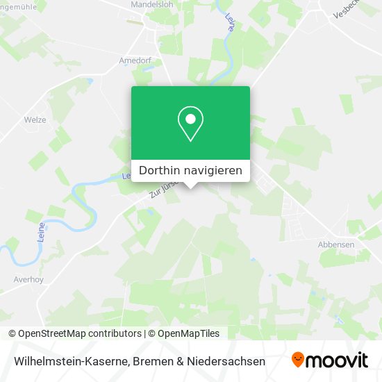 Wilhelmstein-Kaserne Karte