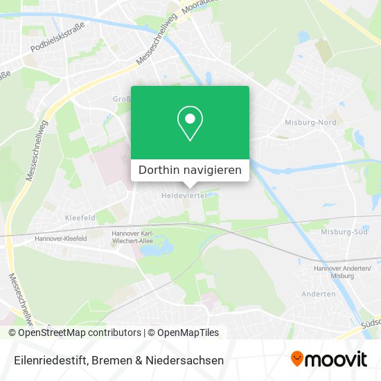 Eilenriedestift Karte