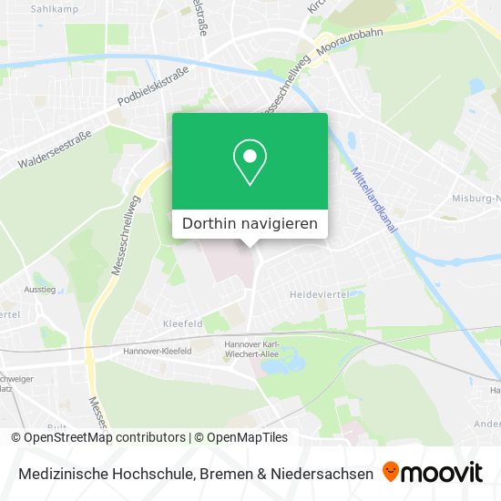 Medizinische Hochschule Karte