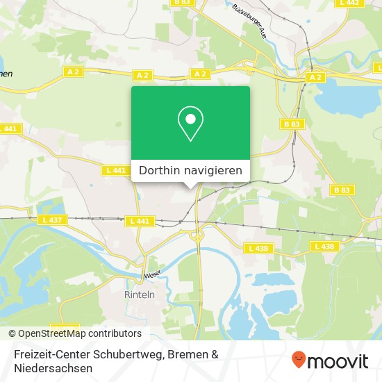 Freizeit-Center Schubertweg Karte