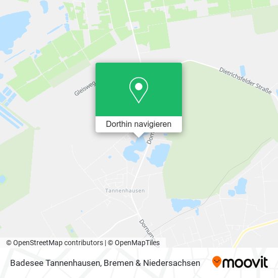 Badesee Tannenhausen Karte