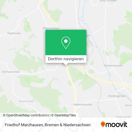 Friedhof Marzhausen Karte