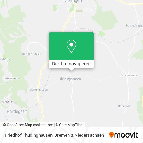 Friedhof Thüdinghausen Karte