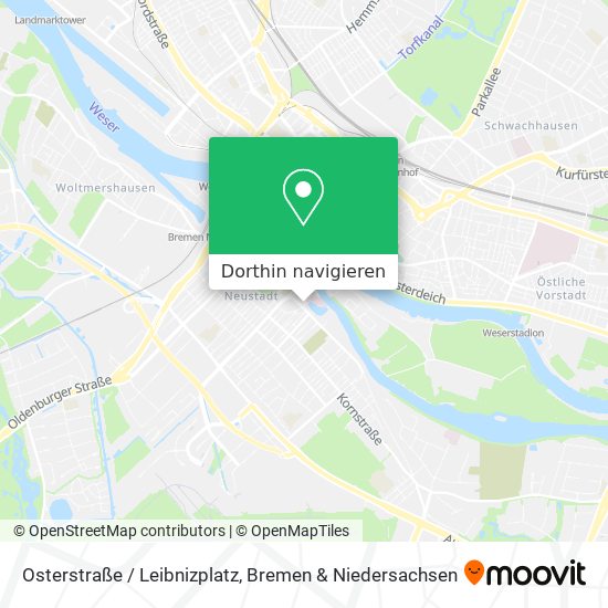 Osterstraße / Leibnizplatz Karte