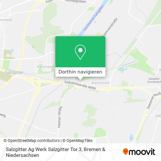 Salzgitter Ag Werk Salzgitter Tor 3 Karte