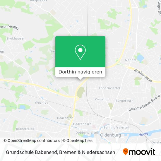 Grundschule Babenend Karte
