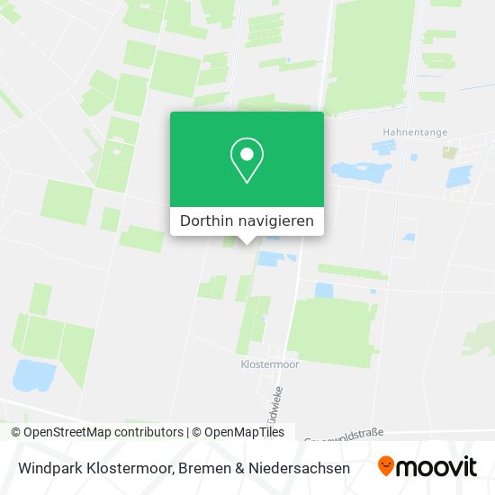 Windpark Klostermoor Karte