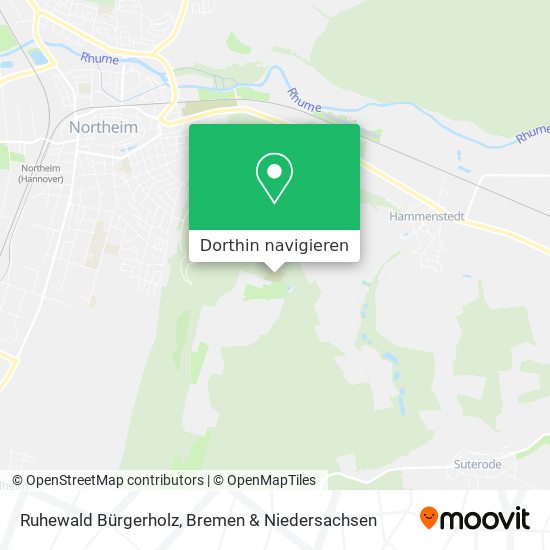 Ruhewald Bürgerholz Karte