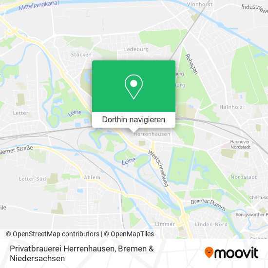 Wie komme ich mit Bus, Straßenbahn, S-Bahn oder Bahn nach Privatbrauerei  Herrenhausen in Hannover?