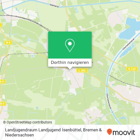 Landjugendraum Landjugend Isenbüttel Karte