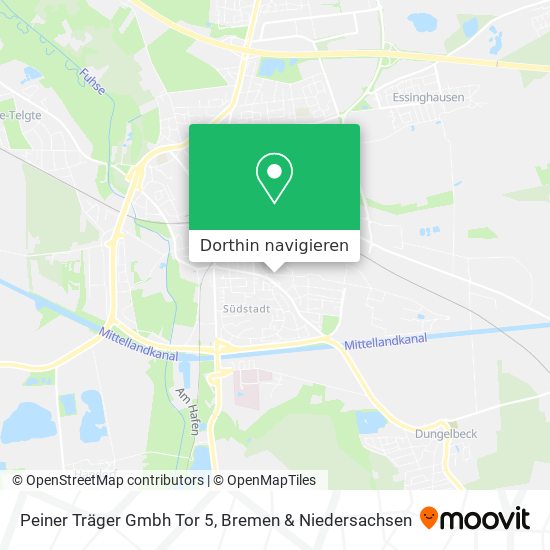 Peiner Träger Gmbh Tor 5 Karte