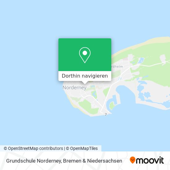 Grundschule Norderney Karte
