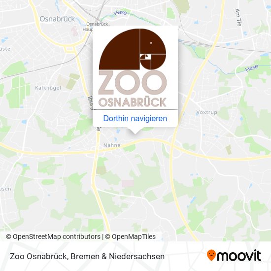 Zoo Osnabrück Karte