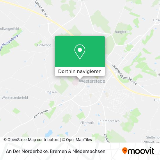 An Der Norderbäke Karte