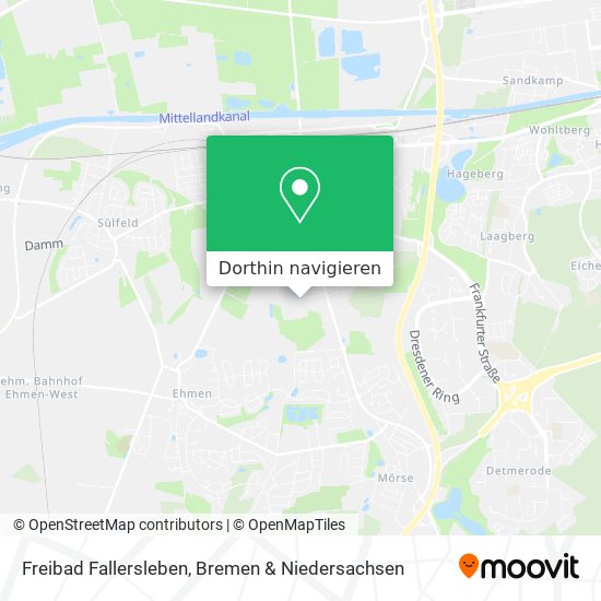 Freibad Fallersleben Karte