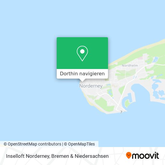 Inselloft Norderney Karte