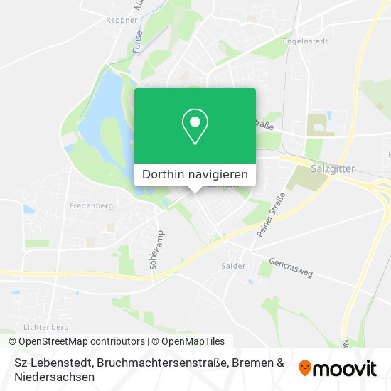 Sz-Lebenstedt, Bruchmachtersenstraße Karte