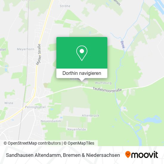 Sandhausen Altendamm Karte
