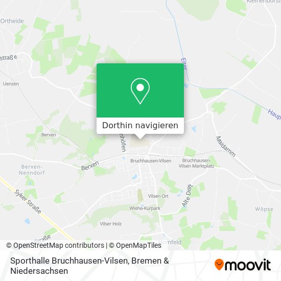 Sporthalle Bruchhausen-Vilsen Karte
