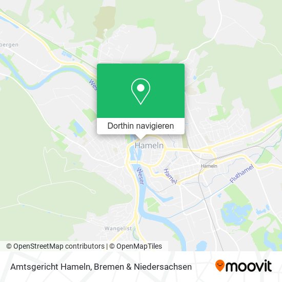 Amtsgericht Hameln Karte