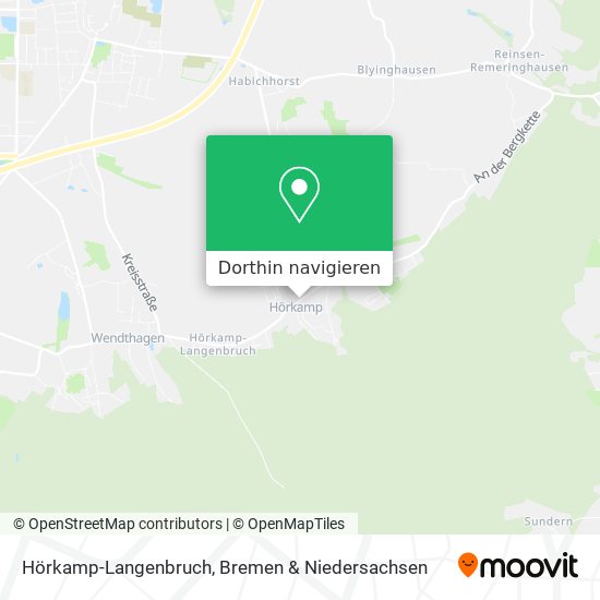 Hörkamp-Langenbruch Karte
