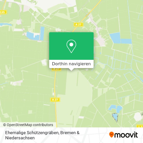 Ehemalige Schützengräben Karte