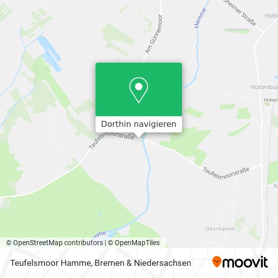 Teufelsmoor Hamme Karte