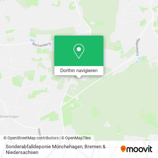 Sonderabfalldeponie Münchehagen Karte