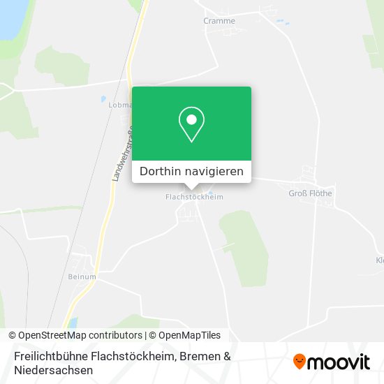 Freilichtbühne Flachstöckheim Karte