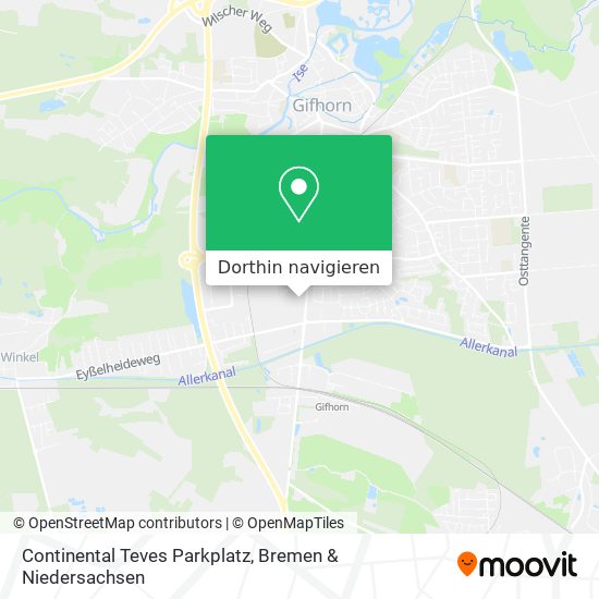 Continental Teves Parkplatz Karte