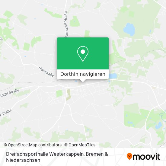 Dreifachsporthalle Westerkappeln Karte