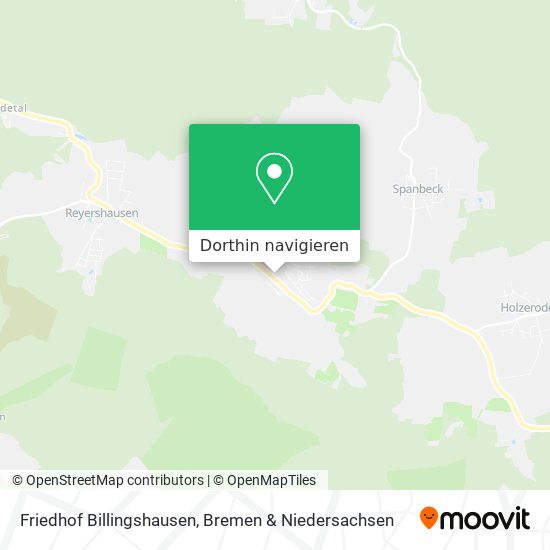 Friedhof Billingshausen Karte