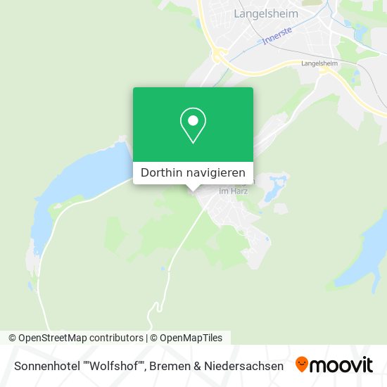 Sonnenhotel ""Wolfshof"" Karte