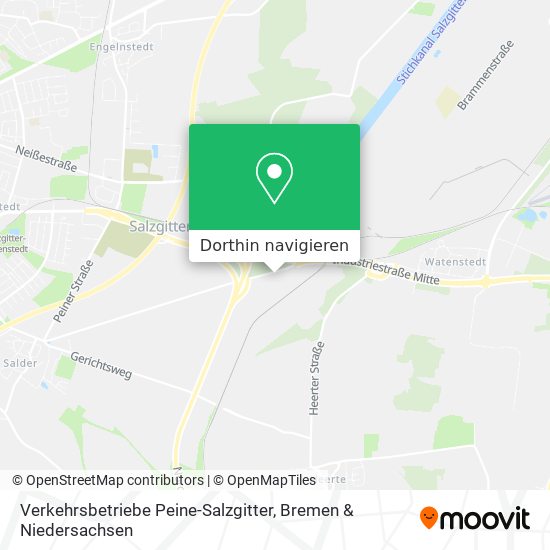 Verkehrsbetriebe Peine-Salzgitter Karte