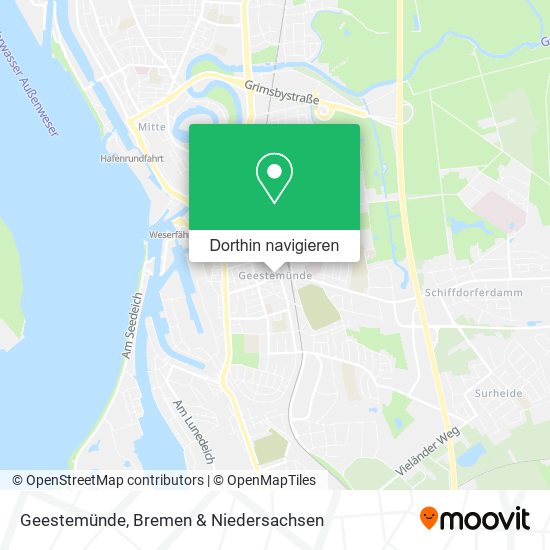 Geestemünde Karte