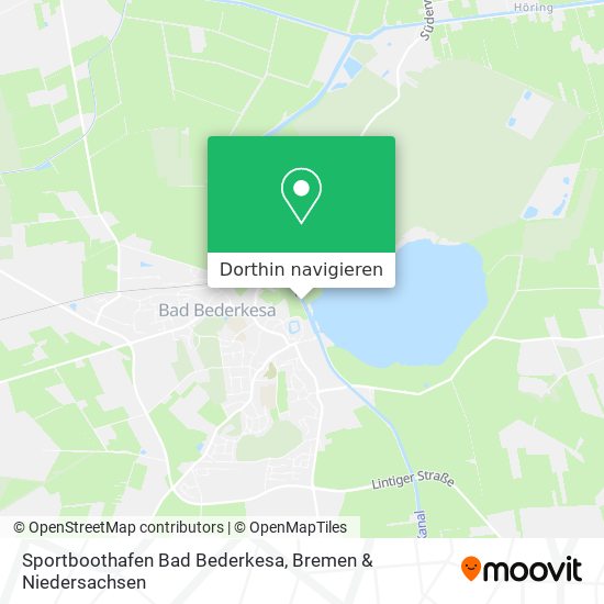 Sportboothafen Bad Bederkesa Karte