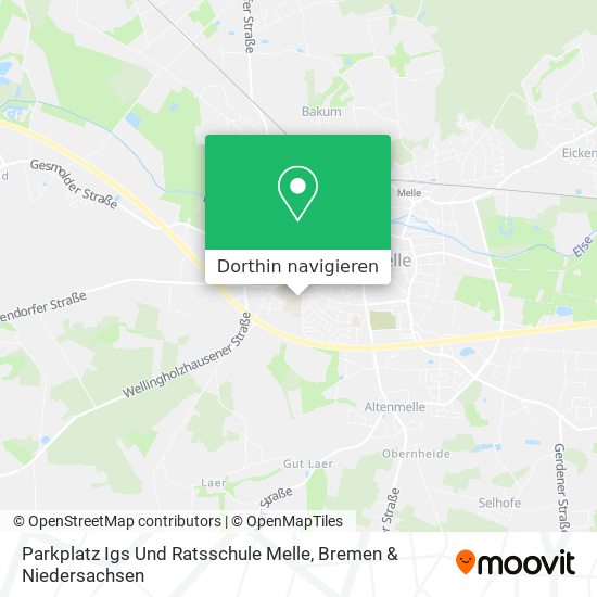 Parkplatz Igs Und Ratsschule Melle Karte