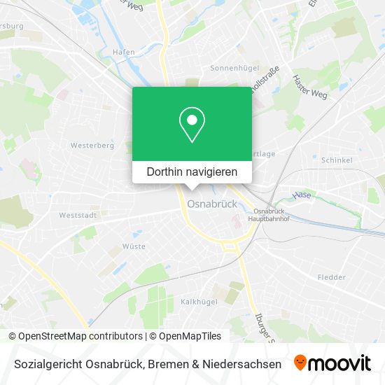 Sozialgericht Osnabrück Karte