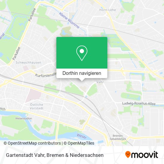 Gartenstadt Vahr Karte
