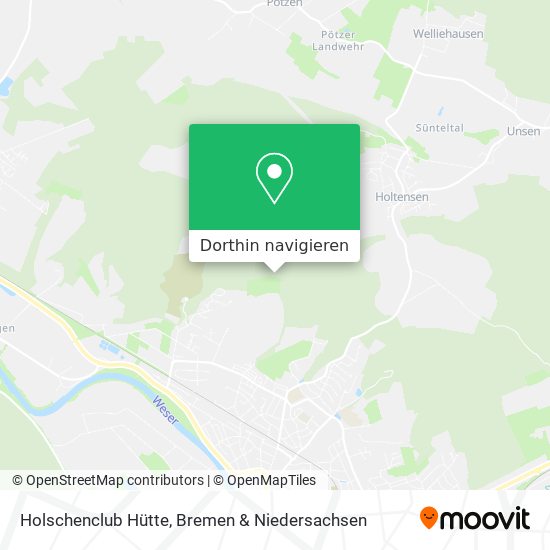 Holschenclub Hütte Karte