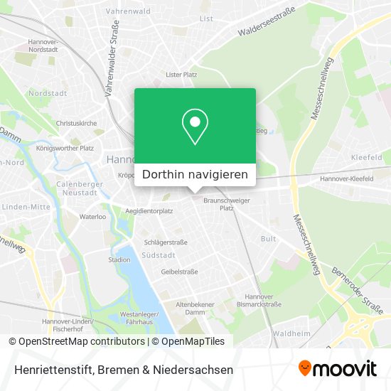 Henriettenstift Karte